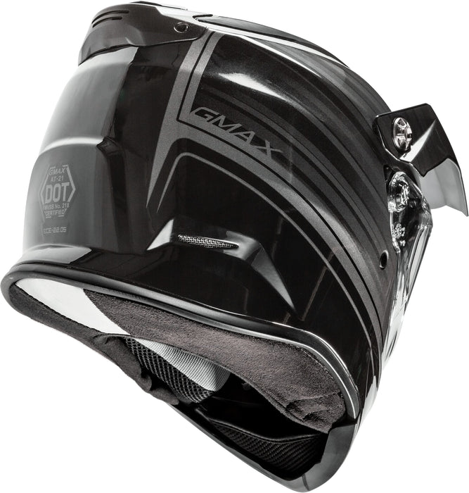 Youth AT-21Y Adventure Raley Helmet Black/Grey YS