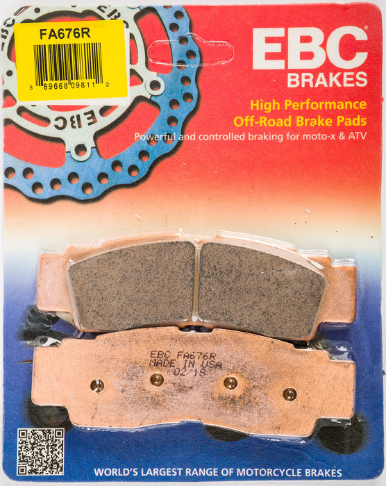 EBC FA676R R Series Sintered Disc Brake Pad