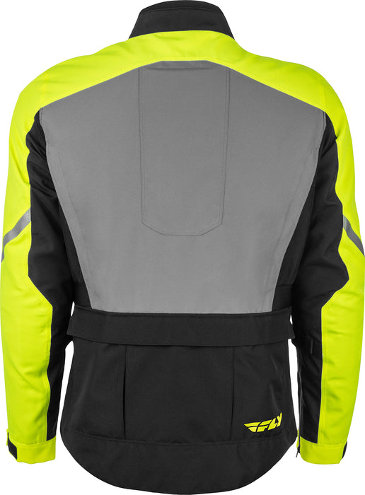 Fly Racing Terra Trek Jacket (Black/Hi-Vis, Small)