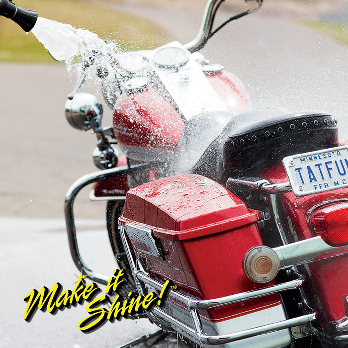 Wizards Bike Wash - Cleaner For Motorcycle Washing Kit - Quick Detailer for Bike Kit with Bug Remover - For Your Motorcycle Accessories and Detail Kit - 1 Gallon