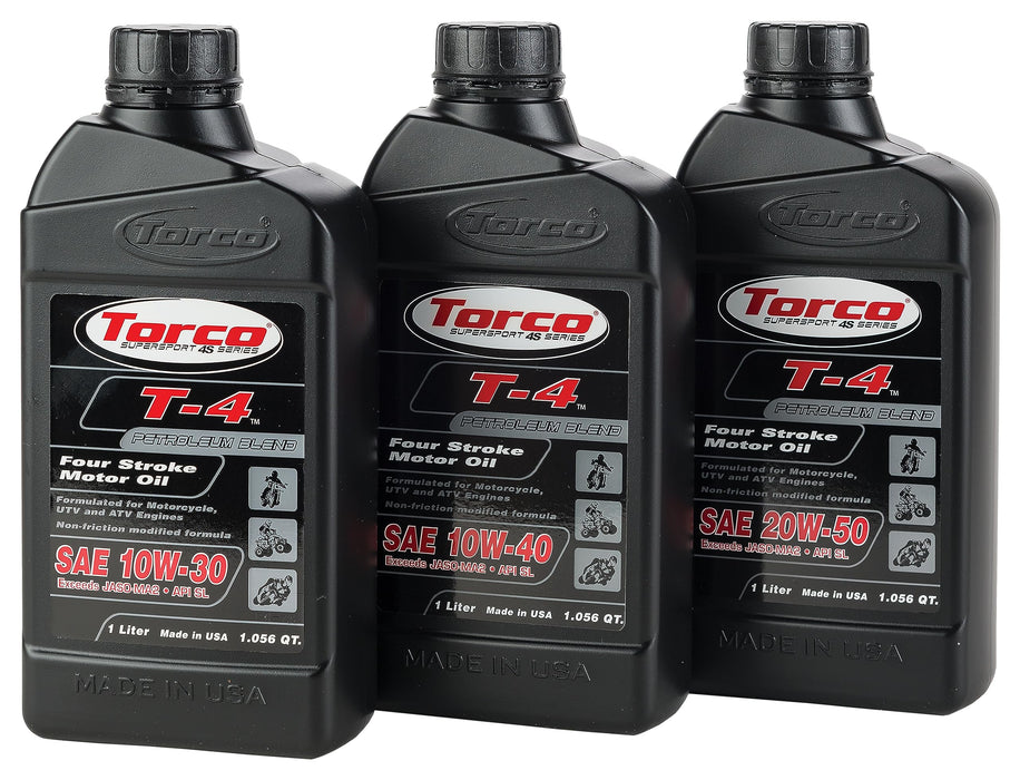 Torco T-4 Four-Stroke Motor Oil (20W-50)