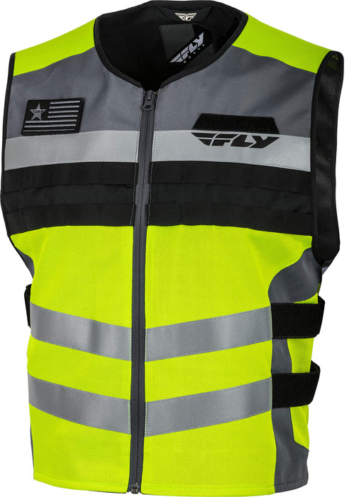 Fly Racing Fast Pass Adult Street Motorcycle Vest - Hi-Vis/Large/X-Large