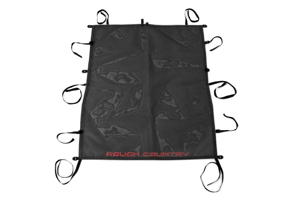 Rough Country Mesh Bikini Top Plus Black compatible with Jeep Wrangler Tj (97-06)/Wrangler Yj (92-95) 85106