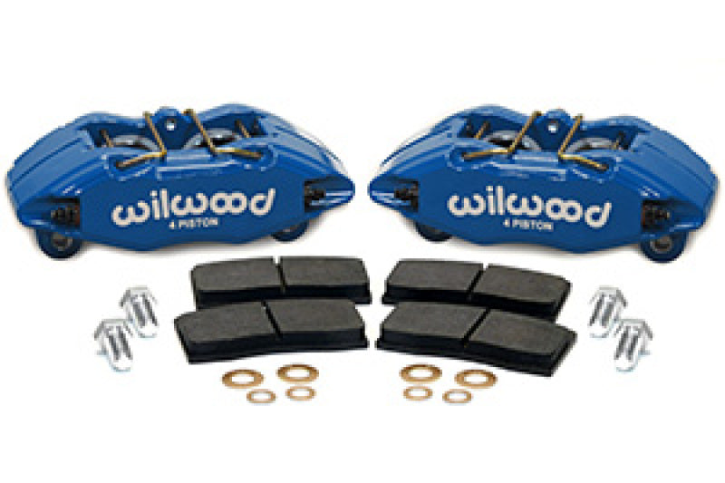 Wilwood DPHA Front Caliper & Pad Kit Blue Honda / Acura w/ 262mm OE Rotor 140-13029-CB