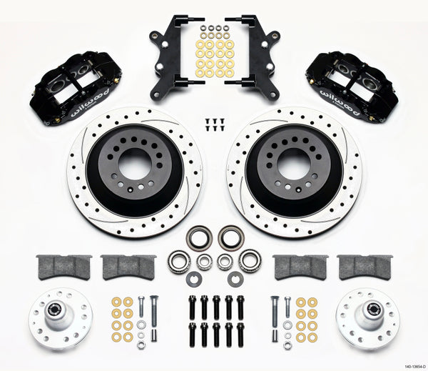 Wilwood Narrow Superlite 6R Front Hub & 1PC Rtr Kit 12.88in Dril 60-68 Ford / Mercury Full Size 140-13654-D