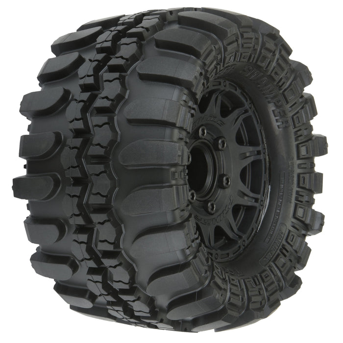 PRO1011010 Pro-Line 1/10 Interco Supr Swmpr F/R 2.8" MT Tires Mounted 12mm Black