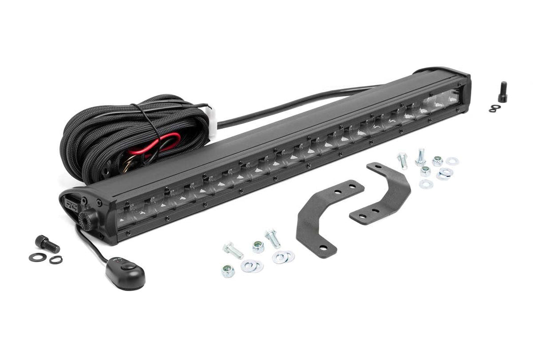 LED Light | Under Bed Mount | 20" Black Single Row | Polaris Ranger 1000XP/900XP (16-21)