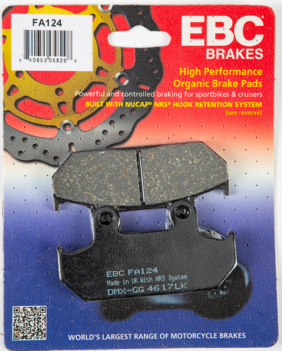 EBC Brakes FA124 Disc Brake Pad Set