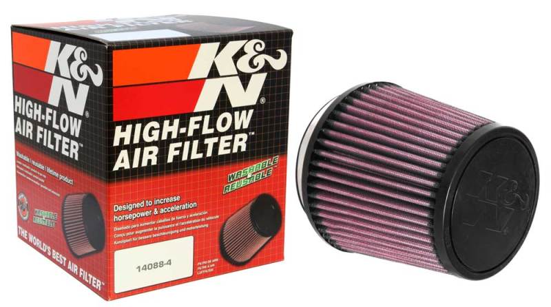 K&N Universal Air Filter 4in Flange / 5-3/8 in Base / 4-1/2in Top / 5in Height RU-3600