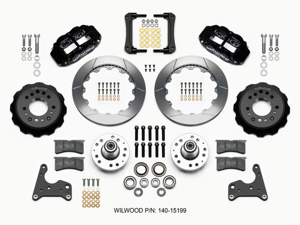Wilwood Narrow Superlite 6R Front Hub Kit 12.88in 65-72 CDP C Body -Drum 140-15199