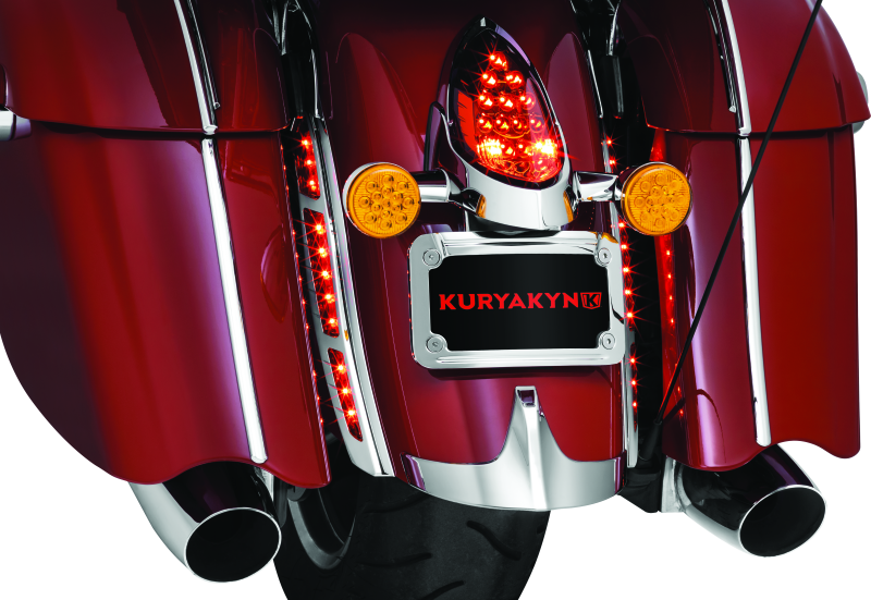 Kuryakyn LED Rear Fender Strip Lights For Indian Chrome 2898