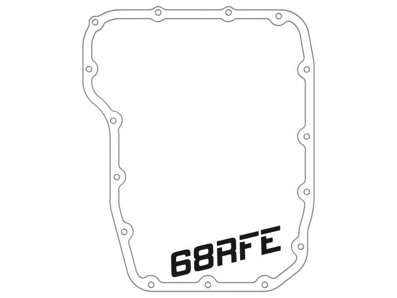 aFe Transmission Pan (Black w/ Machined Fins) 13-19 Compatible with Dodge Diesel Trucks L6-6.7L (td) 46-71160B