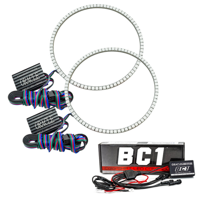 Oracle compatible with Jeep Wrangler TJ 97-06 LED Waterproof Halo Kit ColorSHIFT w/ BC1 Controller SEE WARRANTY 3947-335