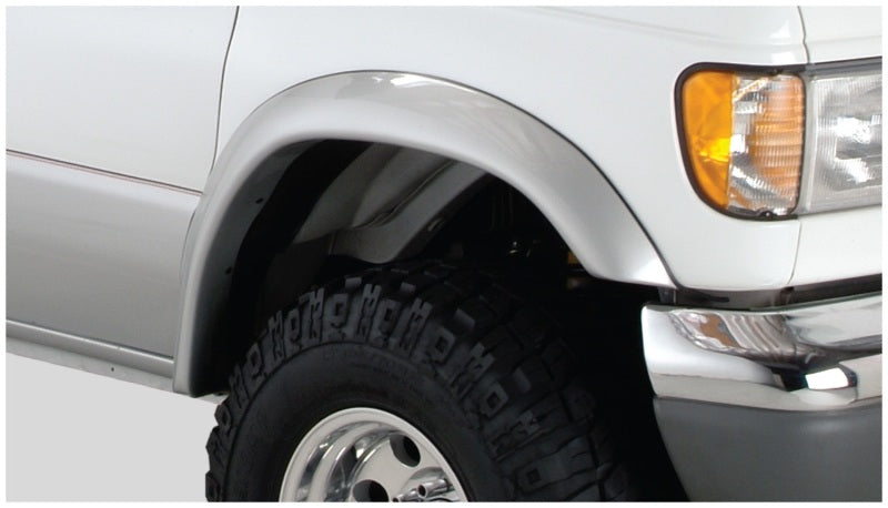 Bushwacker 92-14 Ford E-250 Super Duty Extend-A-Fender Style Flares 2pc Black 22003-11