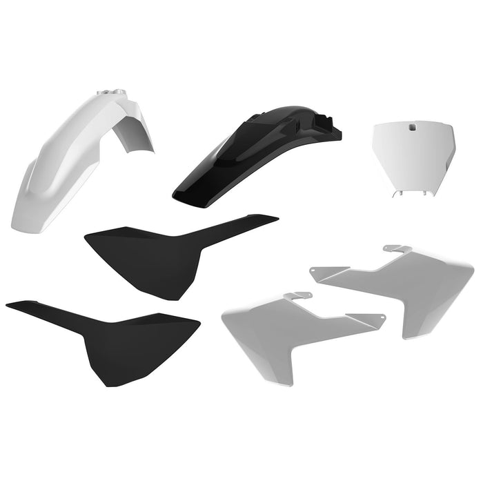 Polisport Complete Replica Plastic Kit White/Black