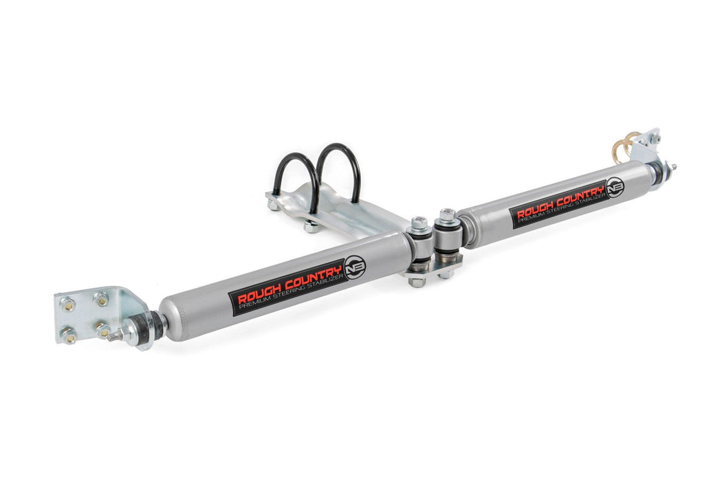 Rough Country N3 Steering Stabilizer Dual 2-8 Inch Lift Compatible with Dodge 1500 (94-99) 8732130