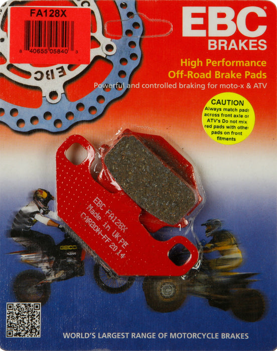 EBC Brakes FA128X Disc Brake Pad Set