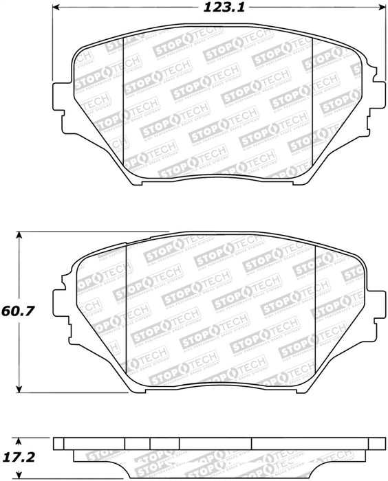 StopTech Street Select Brake Pads 305.0862