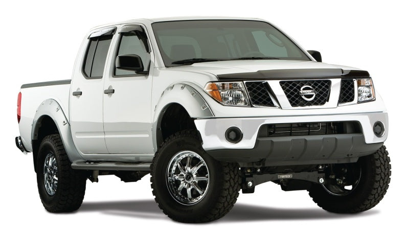 Bushwacker 06-14 Compatible with Nissan Frontier Styleside Boss Pocket Style Flares 4pc 58.6in Bed Black 71906-02