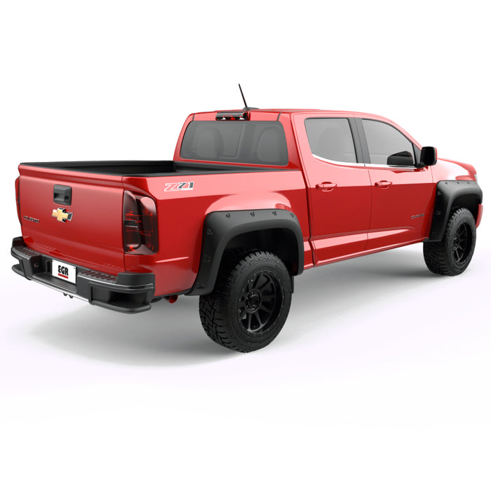 EGR 15+ Chevy Colorado 5ft Bed Bolt-On Look Fender Flares Set Matte 791395