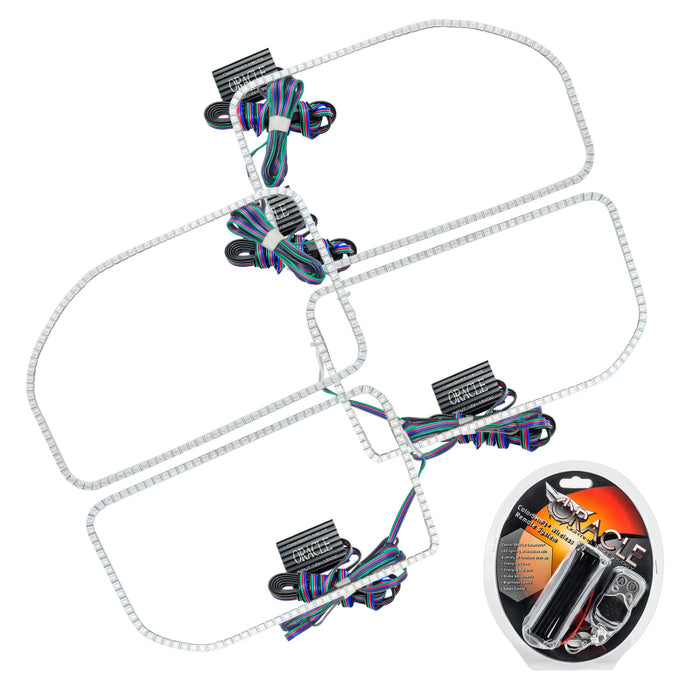 Oracle Ford F250/350 11-16 Halo Kit (Square Ring Design) ColorSHIFT SEE WARRANTY 2383-330