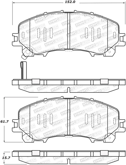 Stoptech St Sport Brake Pads 309.1736