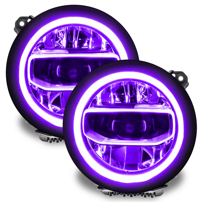 Oracle compatible with Jeep Wrangler JL/Gladiator JT RGB+W Headlight DRL Kit ColorSHIFT w/o Cntrl SEE WARRANTY 1346-334