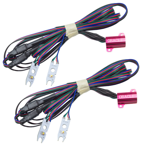 Oracle 15-17 Ford F-150 Headlight DRL Upgrade Kit ColorSHIFT w/ Simple Controller SEE WARRANTY 2395-504