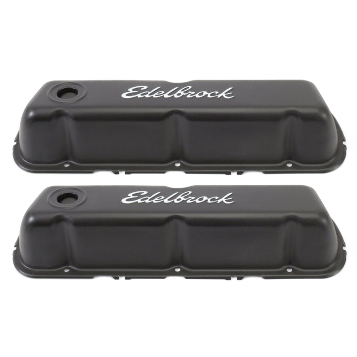 Edelbrock Valve Cover Signature Series Ford 260-289-302-351W CI V8 Black 4603