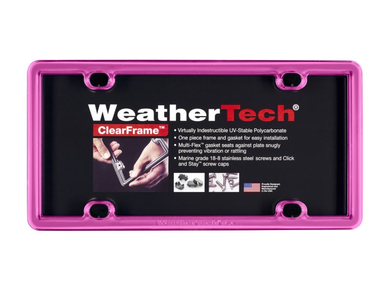 WeatherTech ClearFrame Hot Pink 8ALPCF3