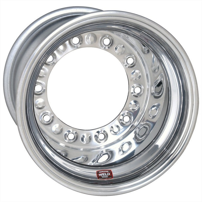 Weld Wide 5 HS Direct Mount 15x14 / 5x10.25 BP / 5in. BS Polished Assembly Mod Beadlock 571-5425M