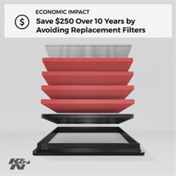 K&N Replacement Air Filter PONTIAC 97-05; OLDS 97-04; CHEV; 97-05; BUICK 02-05 33-2156
