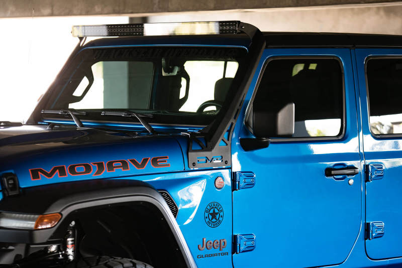 DV8 Offroad 20-22 compatible with Jeep JL 392 & JT Mojave A-Pillar Light Bar Mount LBJL-07