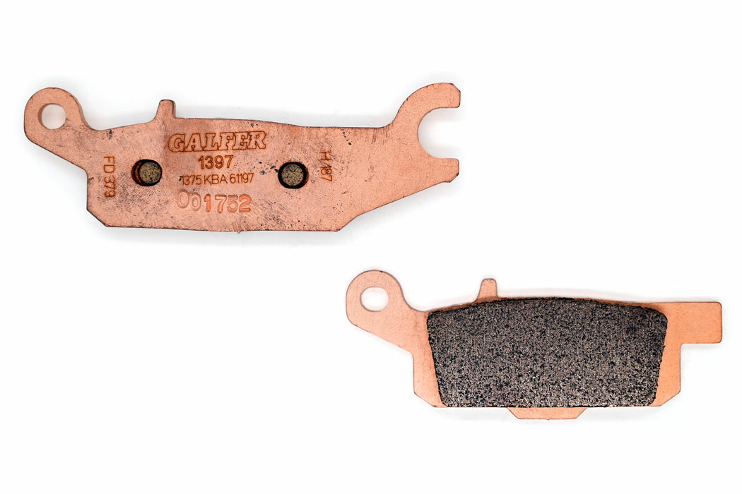 Galfer HH Sintered Brake Pads (Front Right G1397) Compatible With 09-14 YAMAHA GRIZZLY550