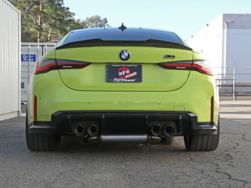 aFe MACHForce XP Exhausts Cat-Back SS 19-21 BMW M2 Competition L6-3.0L w/Carbon Tips 49-36351-C