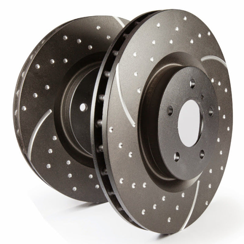 EBC 05-11 Fits Mercedes-Benz CLS550 (C219) Gd Sport Slotted and Dimpled Front Rotors GD7789