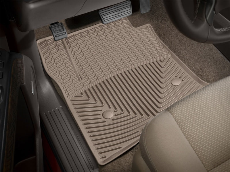 WeatherTech 14+ Chevrolet Silverado Front Rubber Mats Tan W309TN