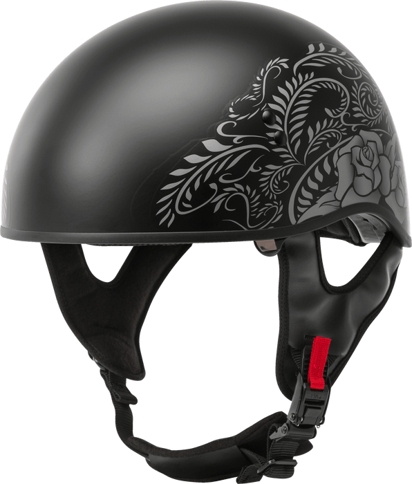 GMAX HH-65 Naked DOT Approved Half Helmet for Motorcycle, Moped, Scooter and More