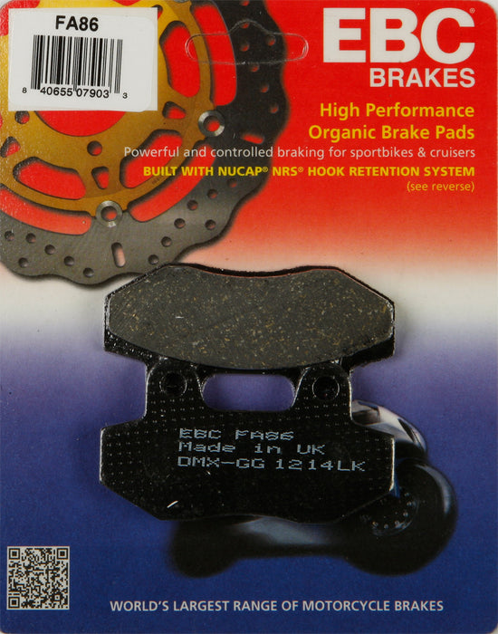 EBC Brakes FA86 Disc Brake Pad Set