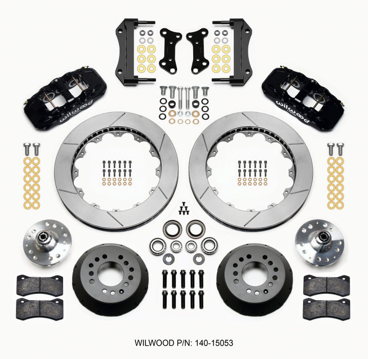 Wilwood AERO6 Front Hub Kit 15.00 67-69 Camaro 64-72 Nova Chevelle 140-15053