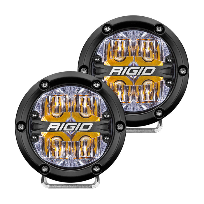 Rigid Industries 46708 RIGID 2016-2020 Fits toyotaTacoma A-Pillar Light KitIncludes 4In 360-Series Drive