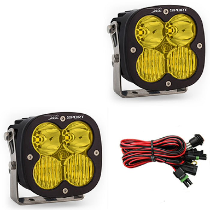 Baja Designs XL Sport Series Driving Combo Pattern Pair LED Light Pods Amber 567813