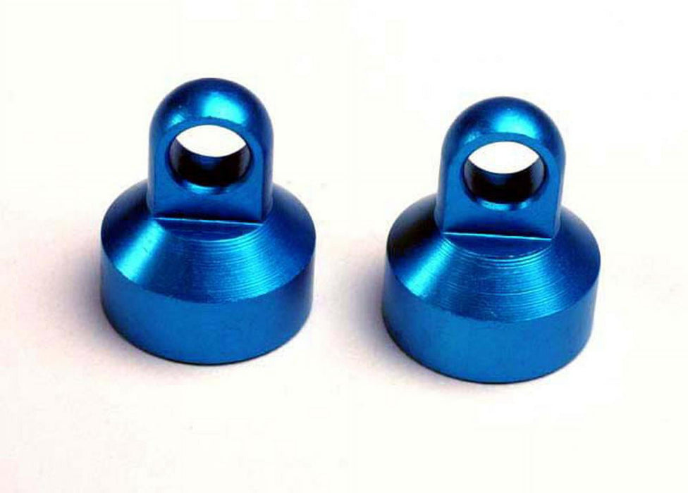 Hobby Remote Control Traxxas Tra2760 Shock Caps Alum Blue (2) Upgrade Parts