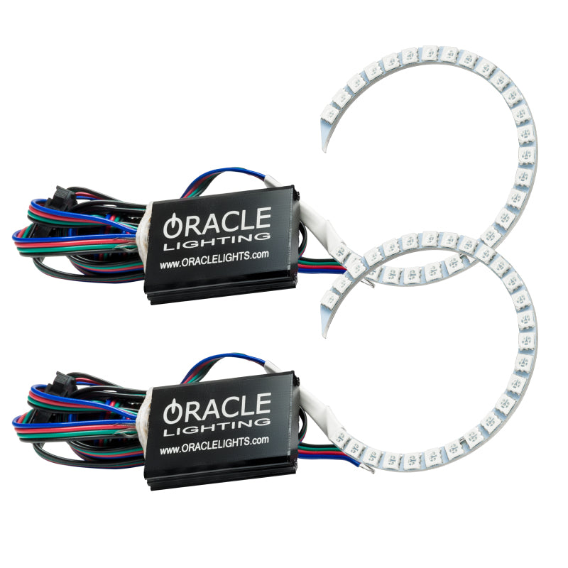 Oracle 18-21 Fits Ford Mustang LED Headlight Halo Kit Colorshift W/O Controller See Warranty 1347-334