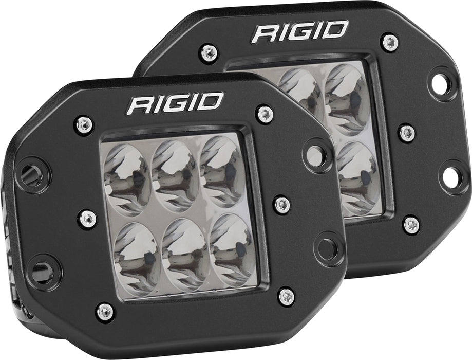 Rigid Industries 512313 D-Series Pro Light (Flush Mount/Specter/Pair)