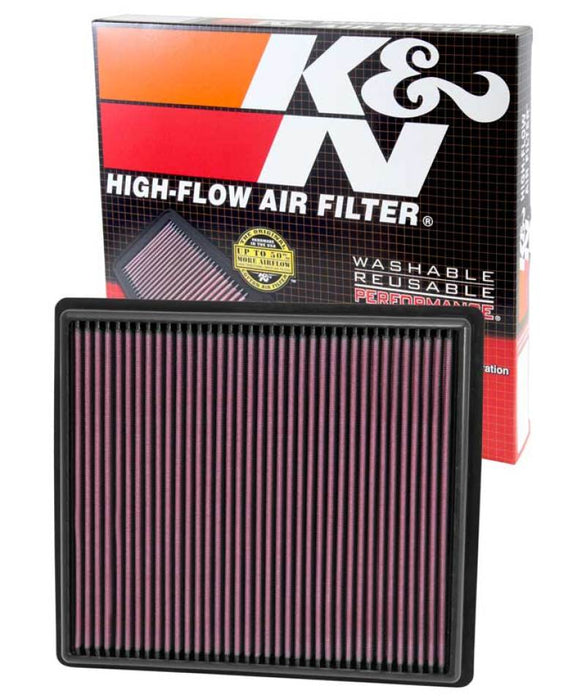 K&N Replacement Air Filter Panel for 13 Chevrolet Malibu 2.5L/2.0L 33-2497