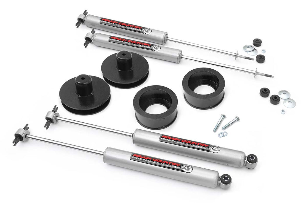 Rough Country 2 Inch Lift Kit N3 compatible with Jeep Wrangler Tj 4Wd (1997-2006) 65830