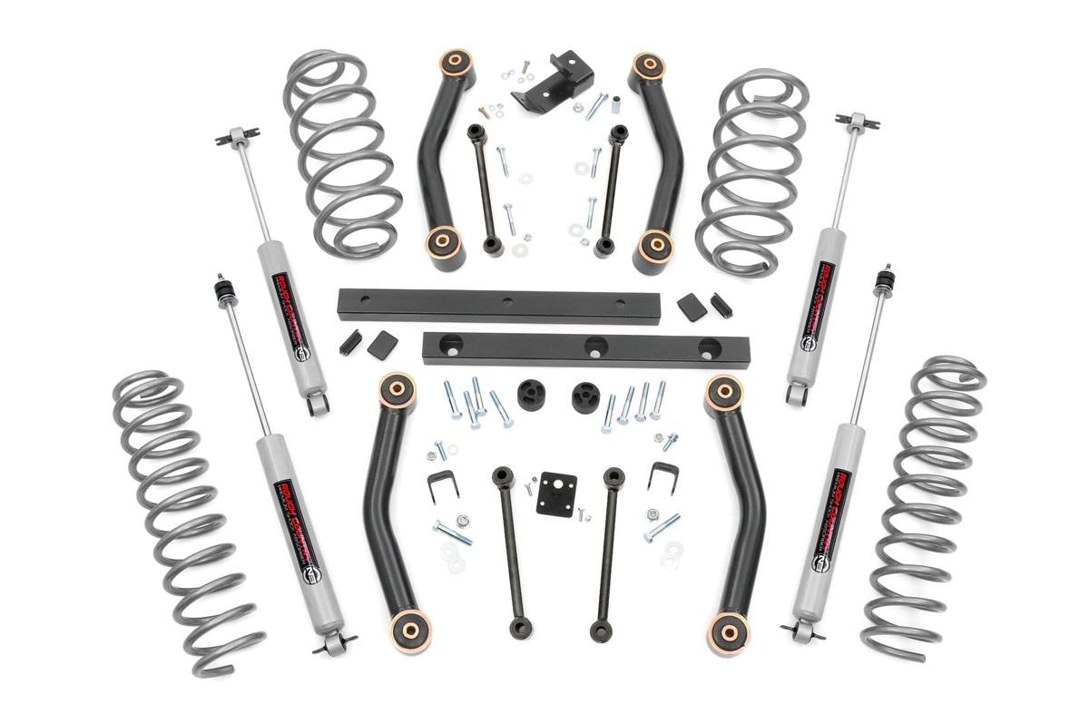 Rough Country 4 Inch Lift Kit Fits Jeep Wrangler Tj 4WD (1997-2002) 90630