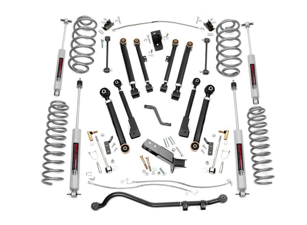 Rough Country 4 Inch Lift Kit X-Series Fits Jeep Wrangler Tj 4WD (1997-2006) 66130