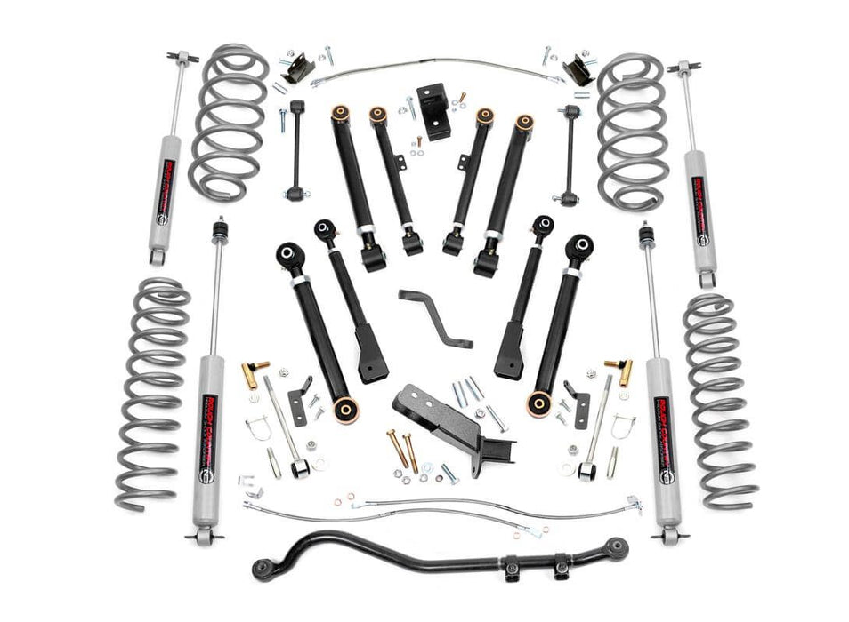 Rough Country 4 Inch Lift Kit X-Series compatible with Jeep Wrangler Tj 4Wd (1997-2006) 66130